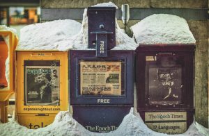 newspaper stand