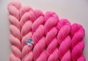 pink yarn